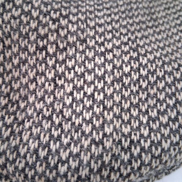 Vintage London Fog Gray/Beige Baker Newsboy Men Tweed Hat Cap Size M  Y2K Retro - Picture 7 of 12